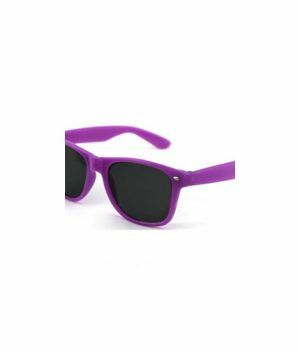 Trendy paarse wayfarer-type unisex zonnebril