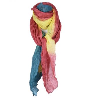 Zijden sjaal met kleurverloop