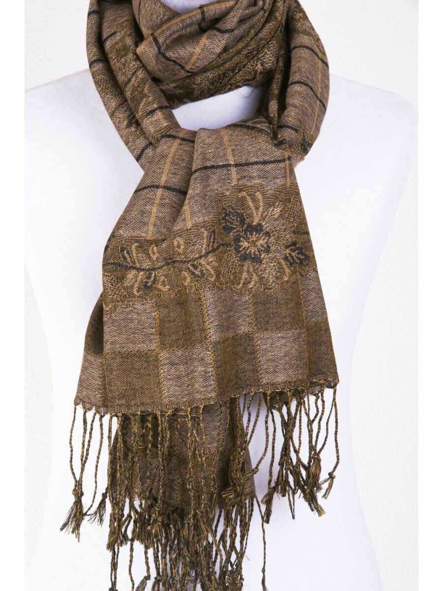 Bruin Beige Pashmina Sjaal huismerk kopen in de aanbieding Bruin Beige Pashmina Sjaal huismerk kopen in de aanbieding