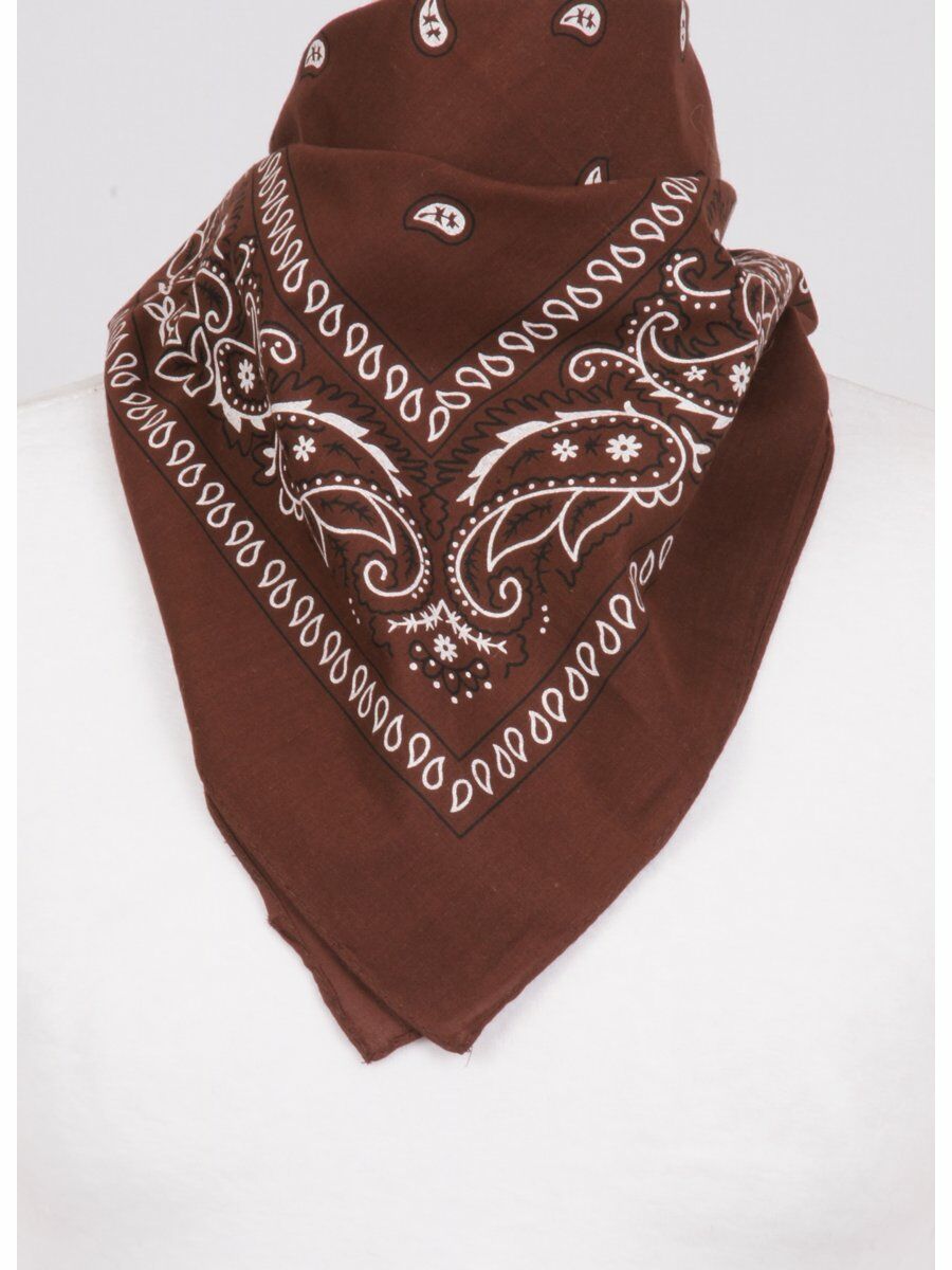 Bandana Boerenzakdoek In Kastanjebruin huismerk kopen in de aanbieding