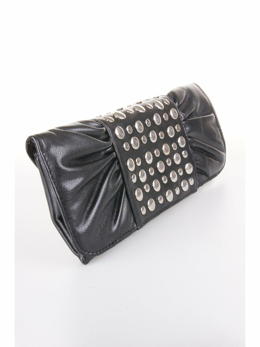 Zwarte Clutch Bag Met Studs huismerk kopen in de aanbieding