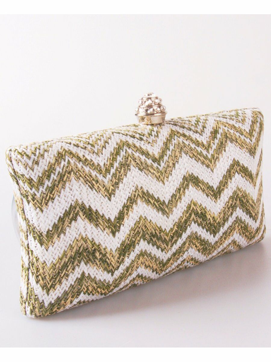 Box Clutch Met Zig Zag Patroon En Strass Sluiting huismerk kopen in de aanbieding Box Clutch Met Zig Zag Patroon En Strass Sluiting huismerk kopen in de aanbieding