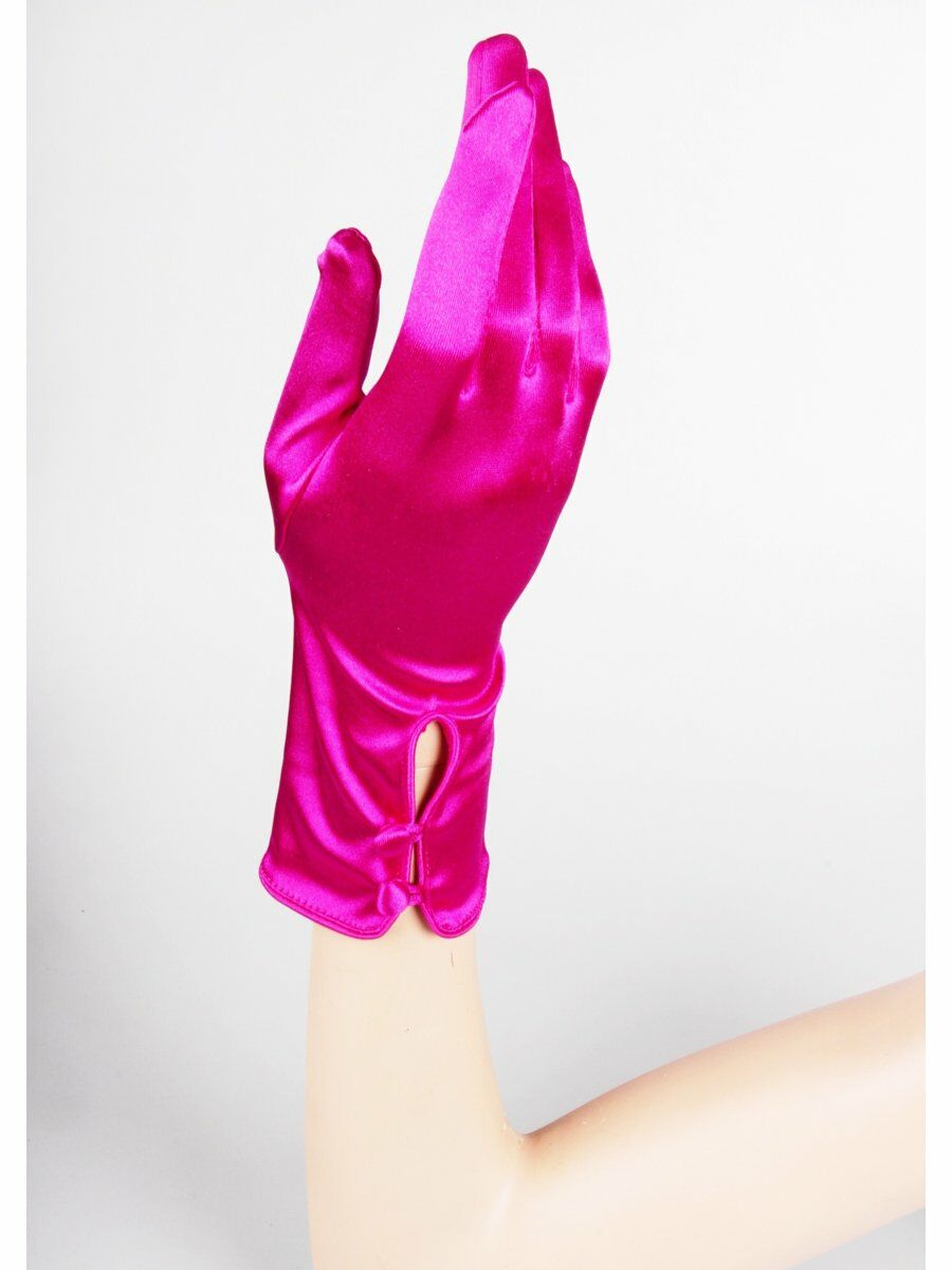 Fuchsia Lycra Satijnen Avondhandschoenen Met Beklede Knoopjes huismerk kopen in de aanbieding Fuchsia Lycra Satijnen Avondhandschoenen Met Beklede Knoopjes huismerk kopen in de aanbieding