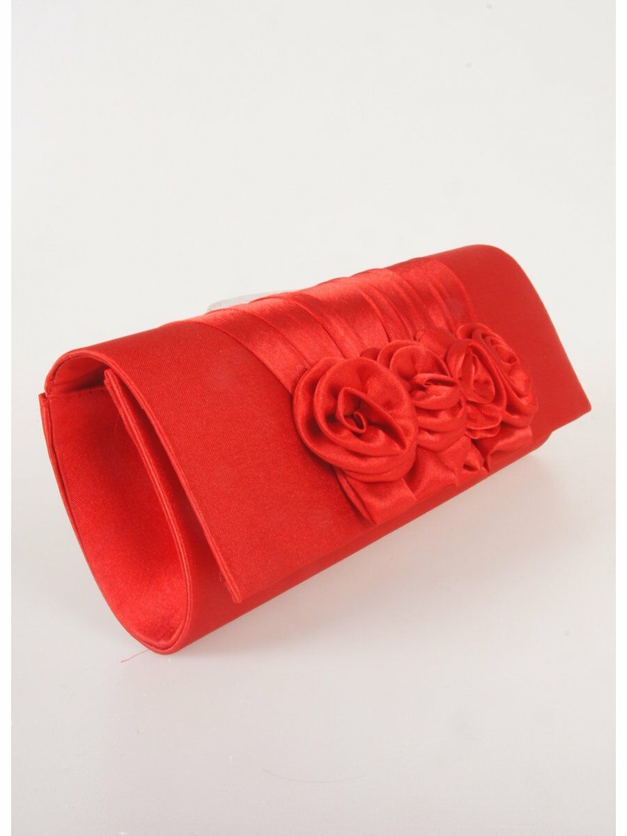 Rood Satijnen Fold Over Avondtasje Met Geplooide Voorkant huismerk kopen in de aanbieding Rood Satijnen Fold Over Avondtasje Met Geplooide Voorkant huismerk kopen in de aanbieding