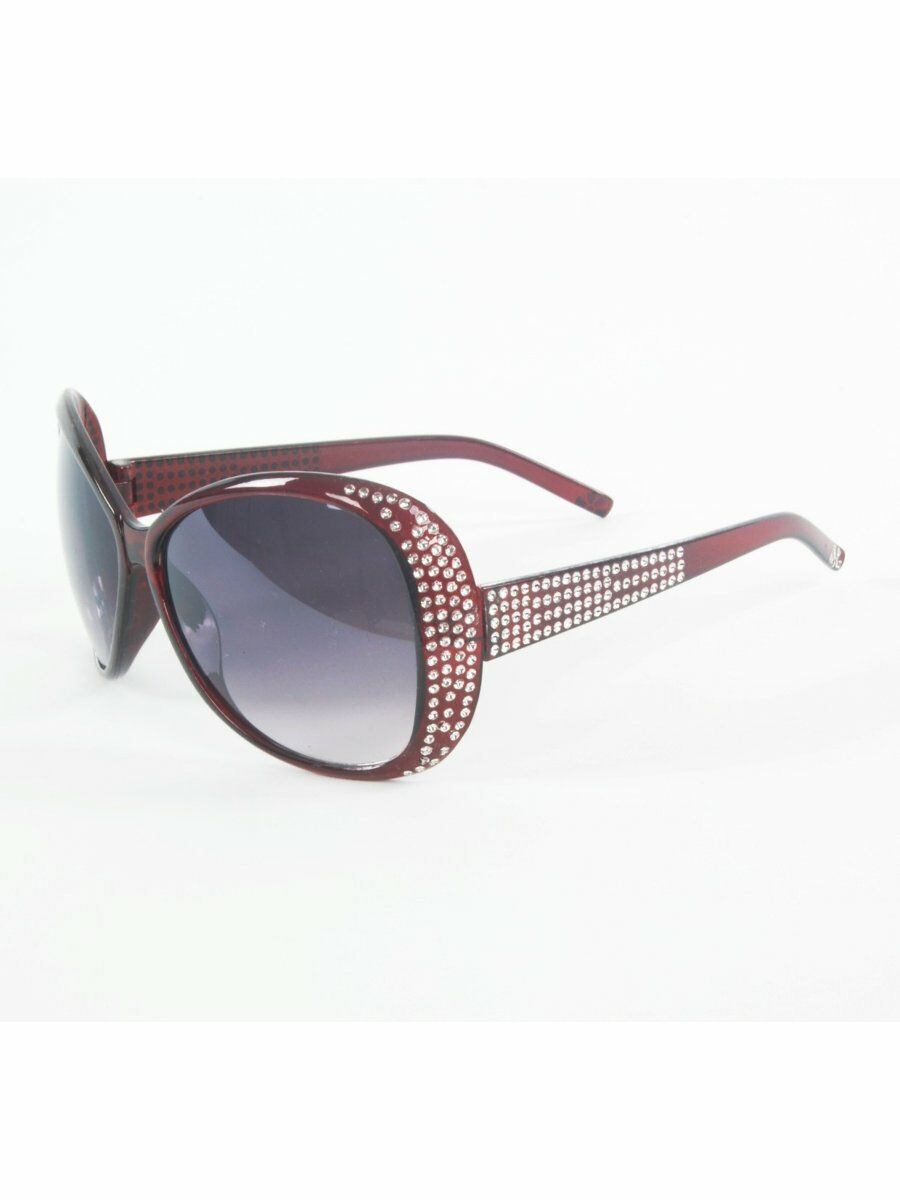 Trendy Rode Zonnebril Met Strass huismerk kopen in de aanbieding