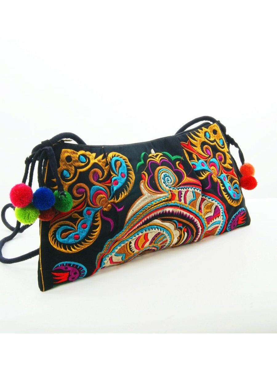 Cross Body Tasje In Folkore Stijl huismerk kopen in de aanbieding