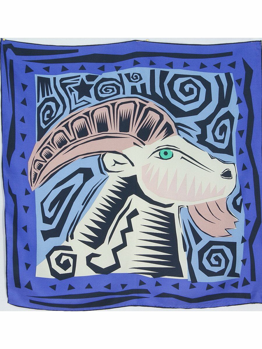 Twill Zijden Halsdoek Met Sterrenbeeld Steenbok huismerk kopen in de aanbieding