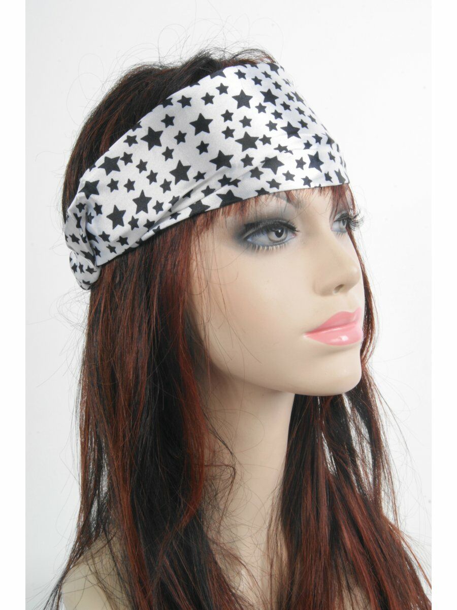 Elastische Haarband Met Witte Sterrenprint huismerk kopen in de aanbieding