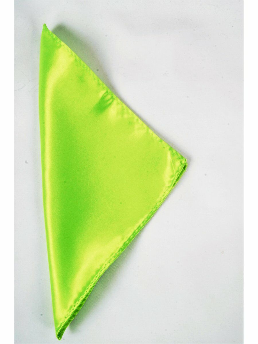 Limegroene Vierkante Satijnen Pochet huismerk kopen in de aanbieding