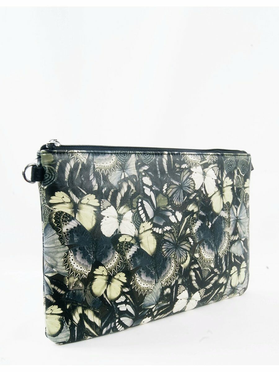Zwarte Clutch Met Vlinderprint huismerk kopen in de aanbieding