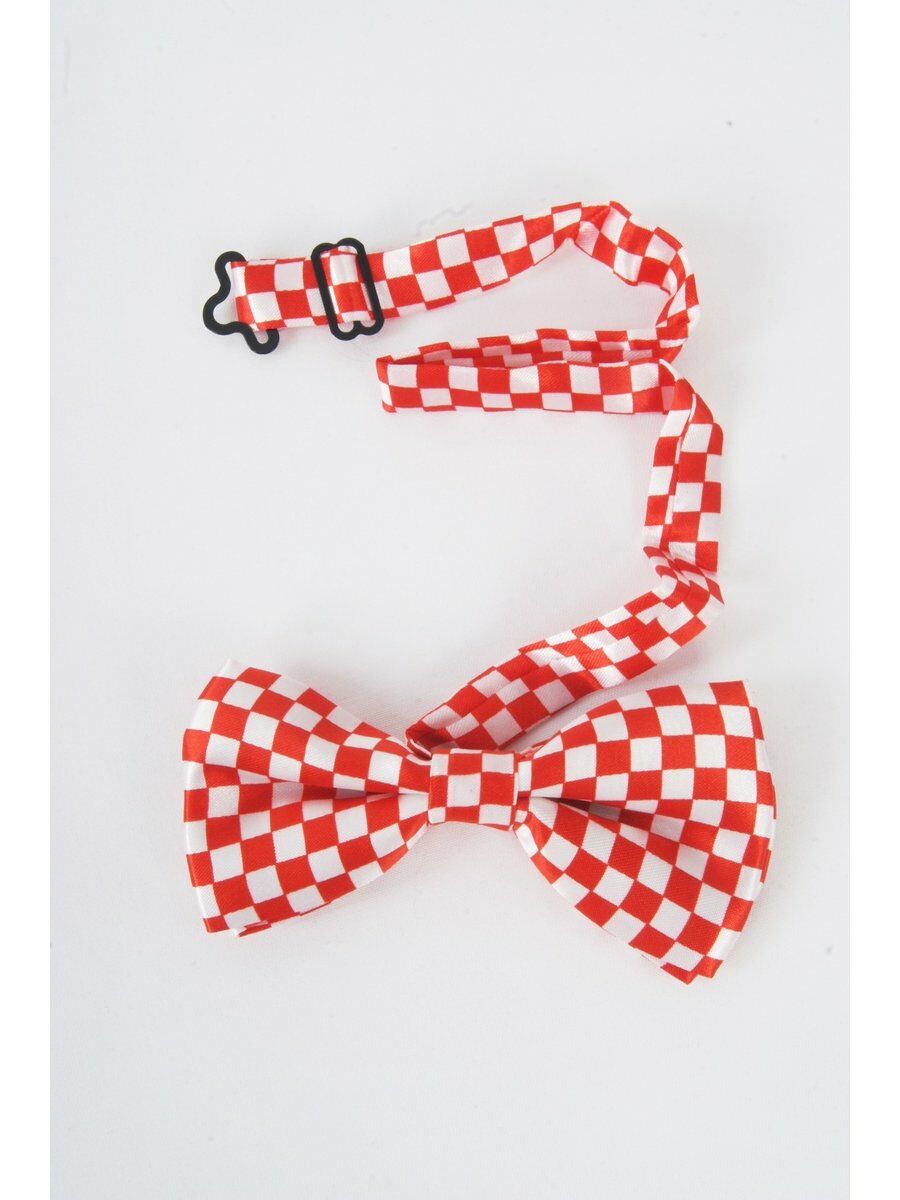 Vlinderstrik Met Rood Wit Blok Ruitje huismerk kopen in de aanbieding