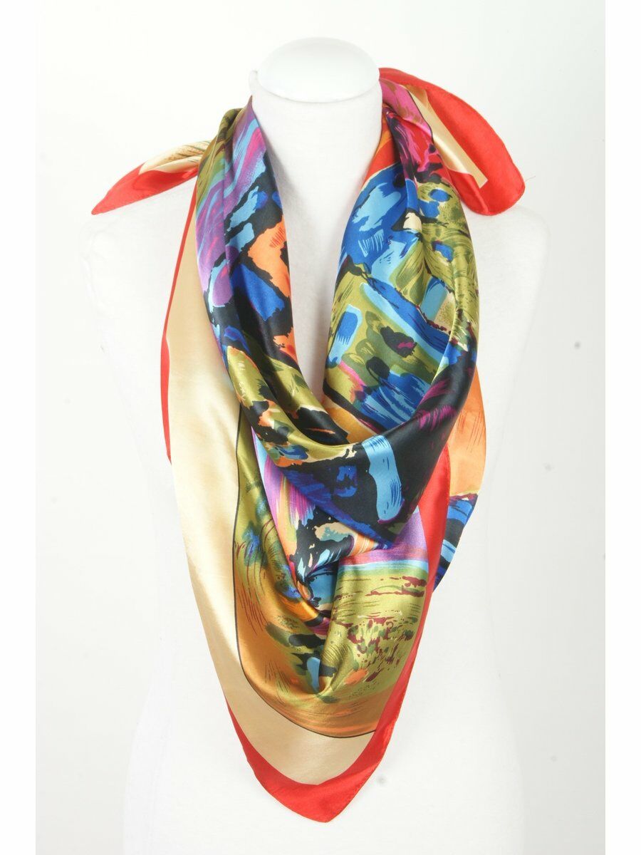 Vierkante Satijnen Art Collection Sjaal huismerk kopen in de aanbieding