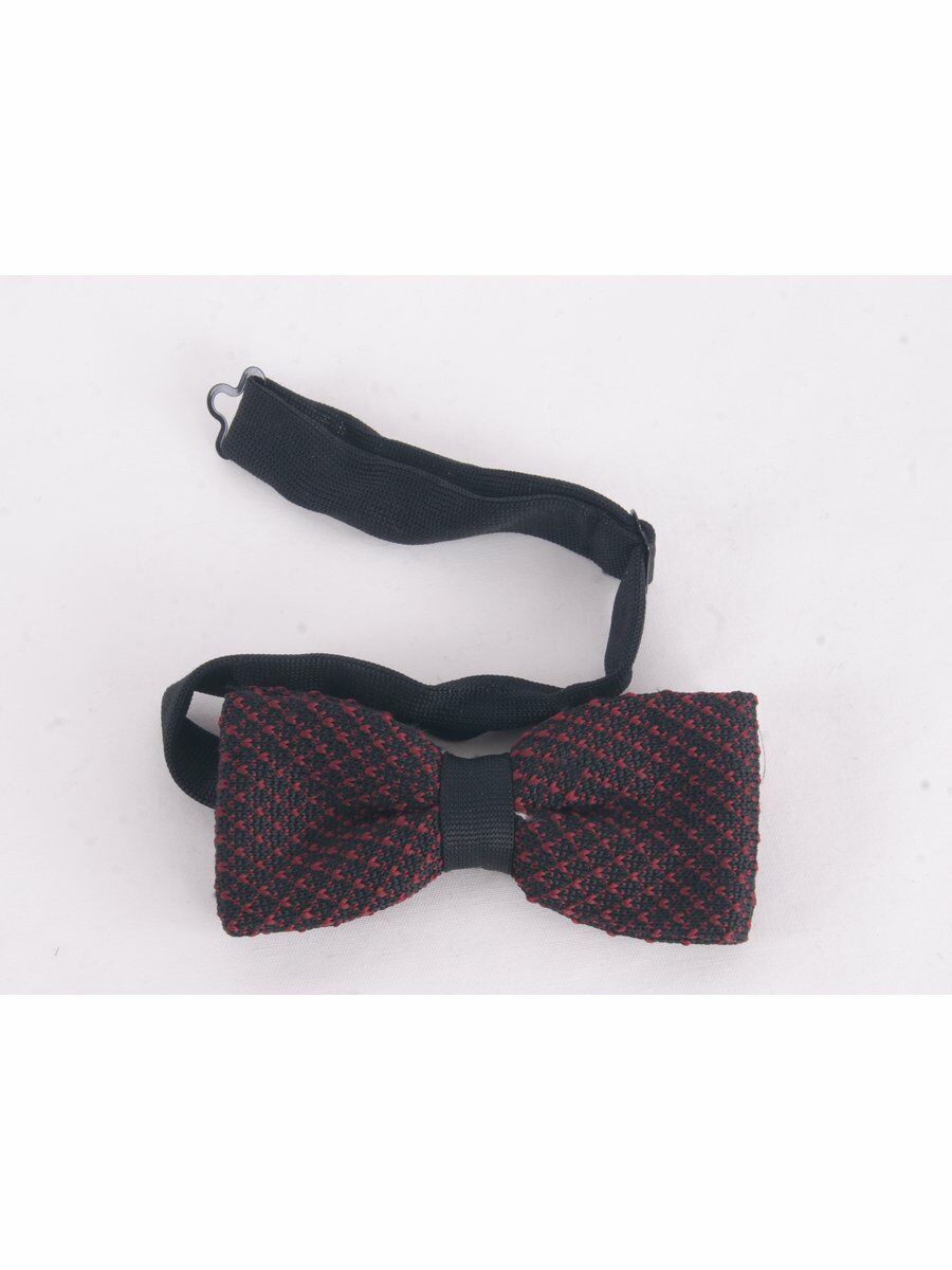 Zwart Rood Gebreide Vlinderstrik huismerk kopen in de aanbieding