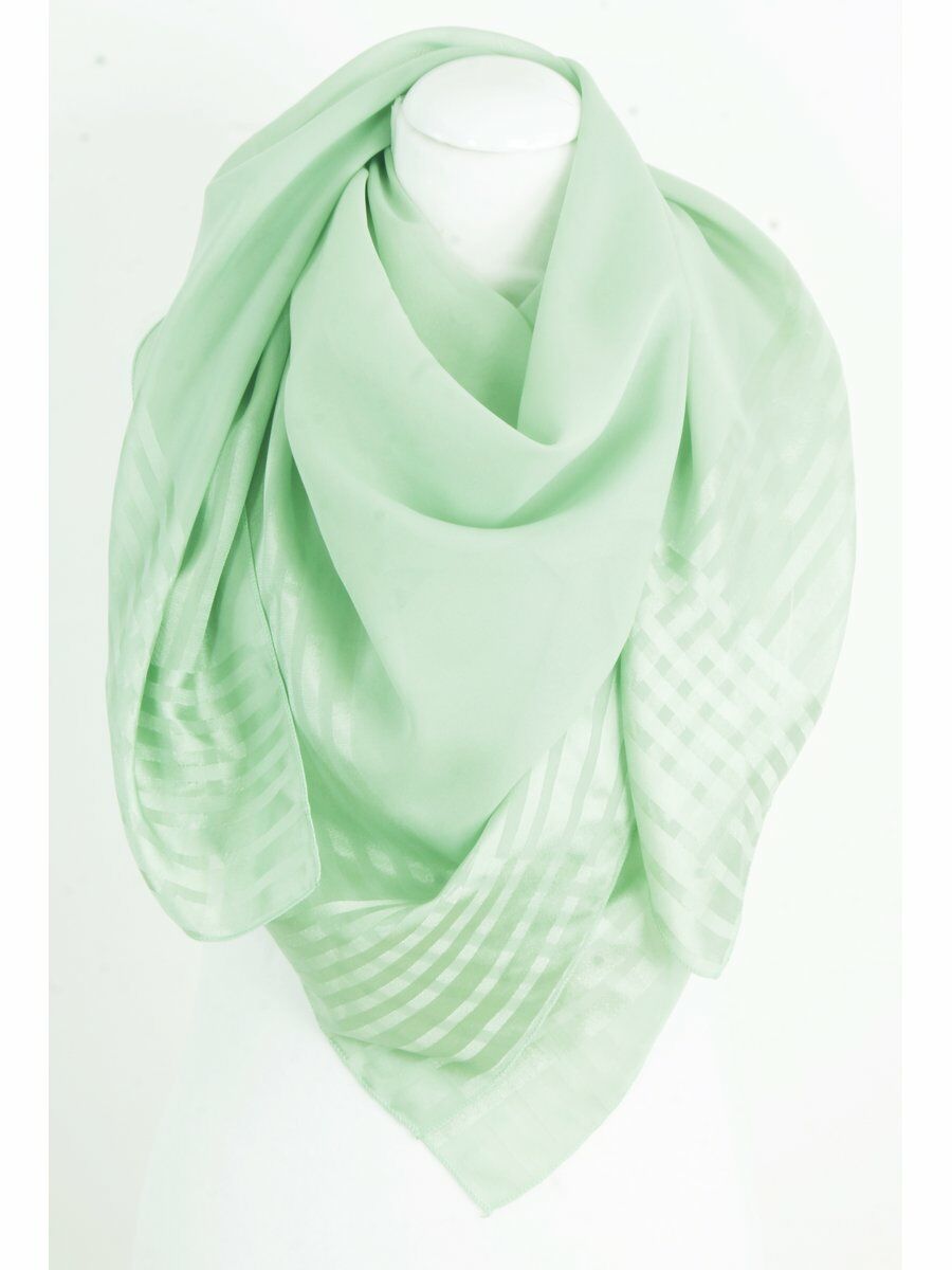 Soepelvallende Lindegroene Voile Sjaal huismerk kopen in de aanbieding