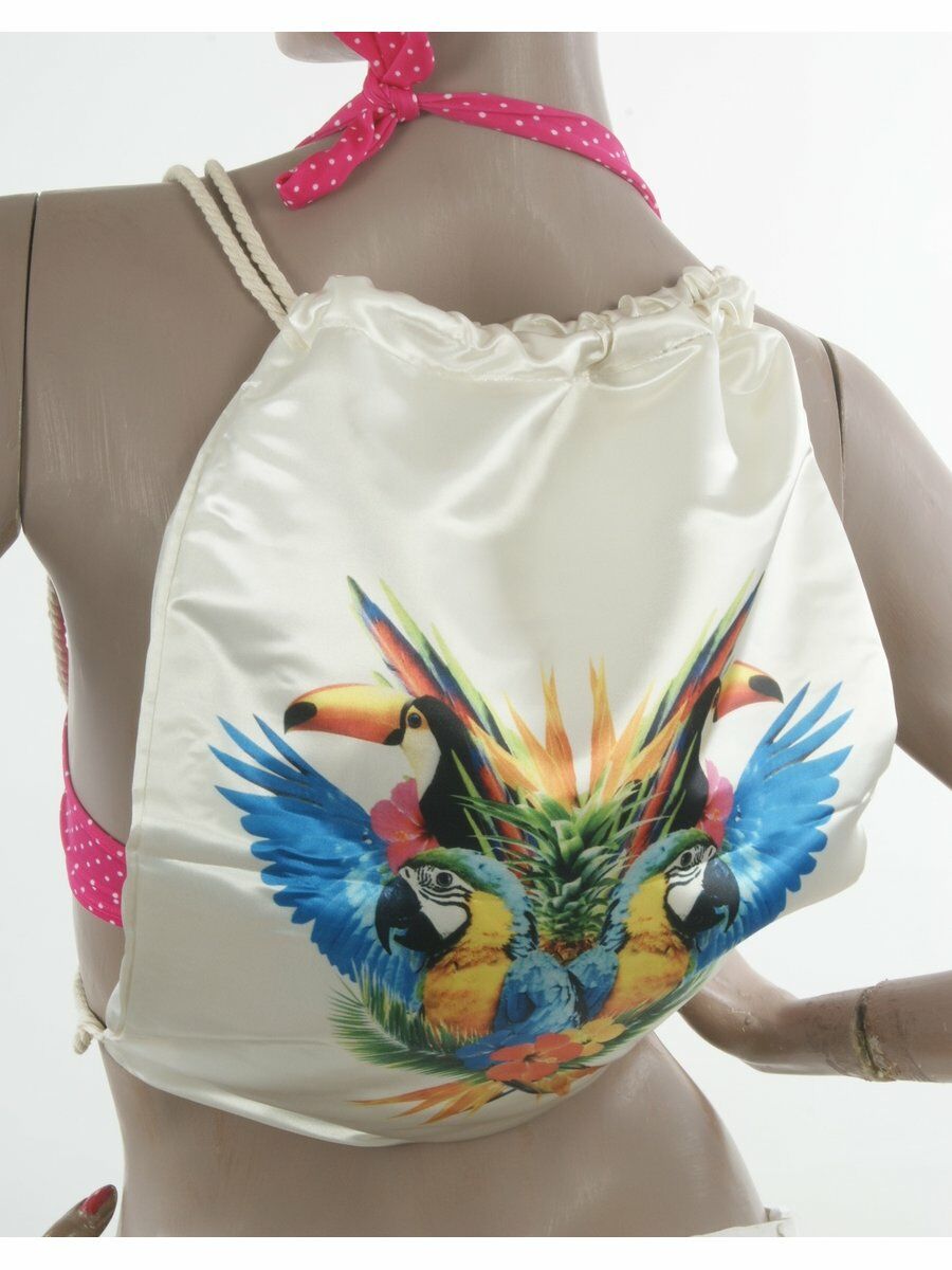 S Zomers Rugzakje Met Print Van Tropische Vogels huismerk kopen in de aanbieding