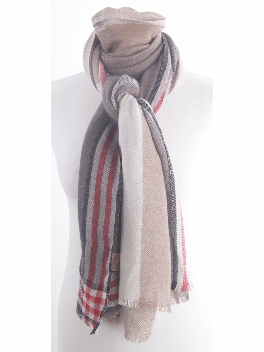 Heren Sjaal Met Colorblock Patroon In Beige Tinten huismerk kopen in de aanbieding Heren Sjaal Met Colorblock Patroon In Beige Tinten huismerk kopen in de aanbieding