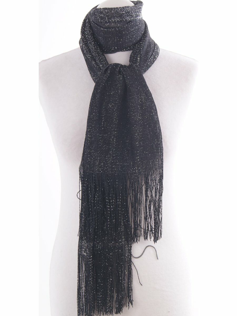 Zwarte Party Netsjaal Met Lurex huismerk kopen in de aanbieding