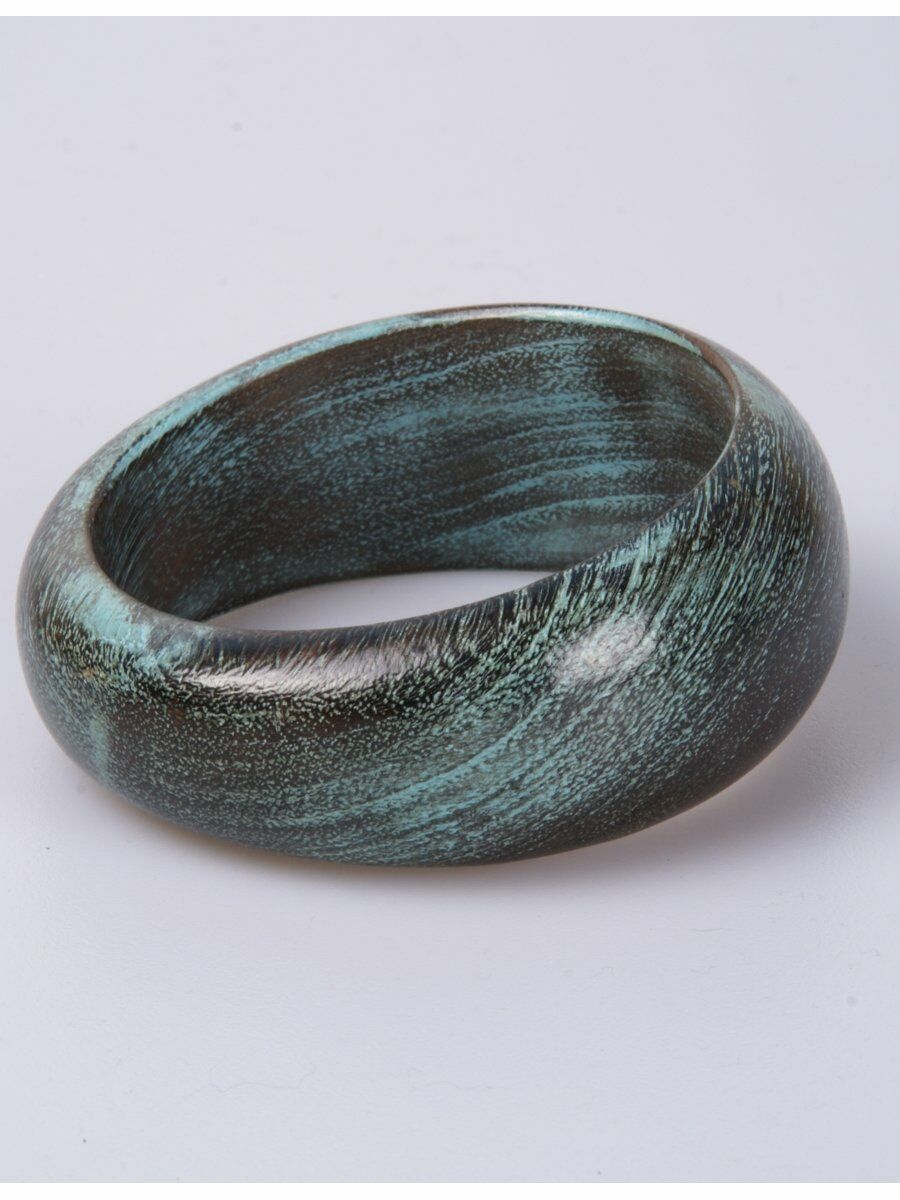 Blauwbruine Houten Armband huismerk kopen in de aanbieding