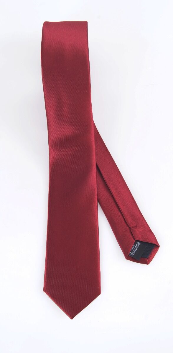Bordeaux Rode Zijde Blend Stropdas huismerk kopen in de aanbieding