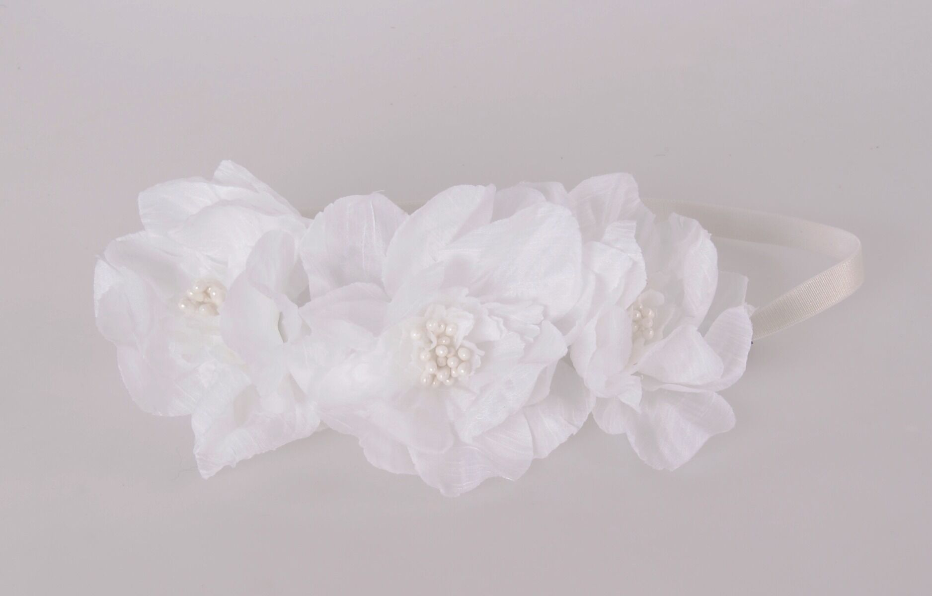 Witte Haarband Met Bloemen huismerk kopen in de aanbieding
