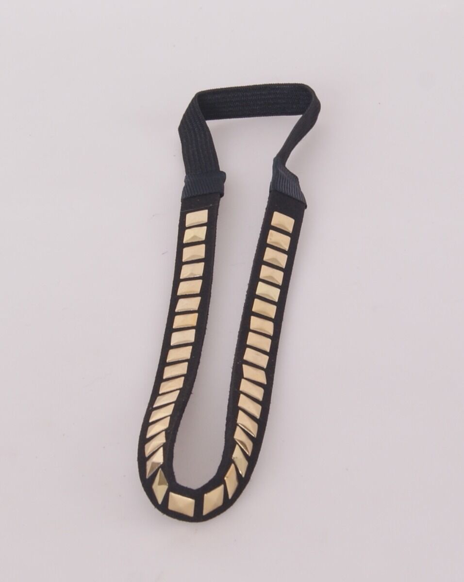 Rekbare Haarband Met Goudkleurige Ministuds huismerk kopen in de aanbieding