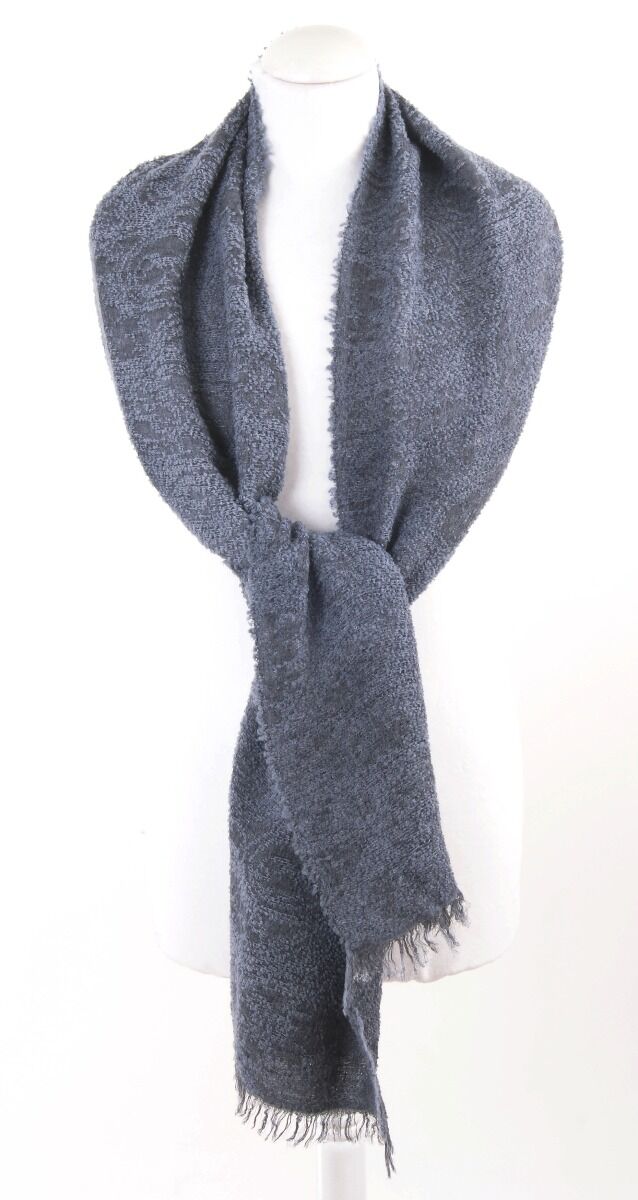 Grijze Boucle Sjaal Met Geweven Paisley Patroon huismerk kopen in de aanbieding Grijze Boucle Sjaal Met Geweven Paisley Patroon huismerk kopen in de aanbieding