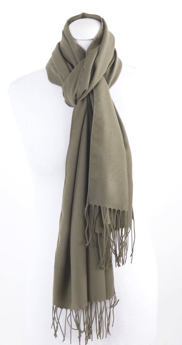 Legergroene High Quality Pashmina Sjaal huismerk kopen in de aanbieding Legergroene High Quality Pashmina Sjaal huismerk kopen in de aanbieding