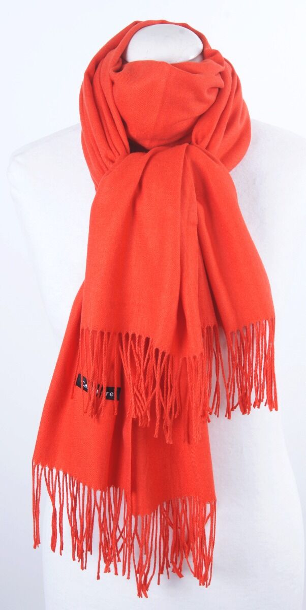 Effen Oranje Kasjmier Sjaal huismerk kopen in de aanbieding