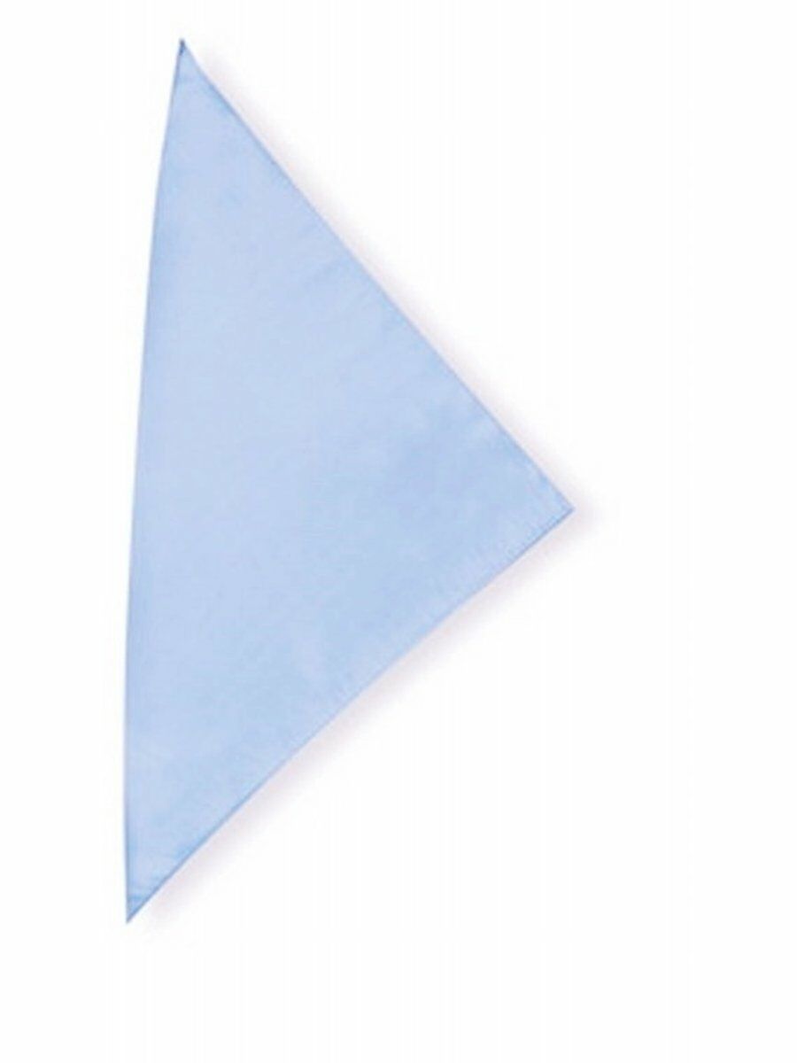 Effen Lichtblauwe Twill Zijden Pochette huismerk kopen in de aanbieding Effen Lichtblauwe Twill Zijden Pochette huismerk kopen in de aanbieding