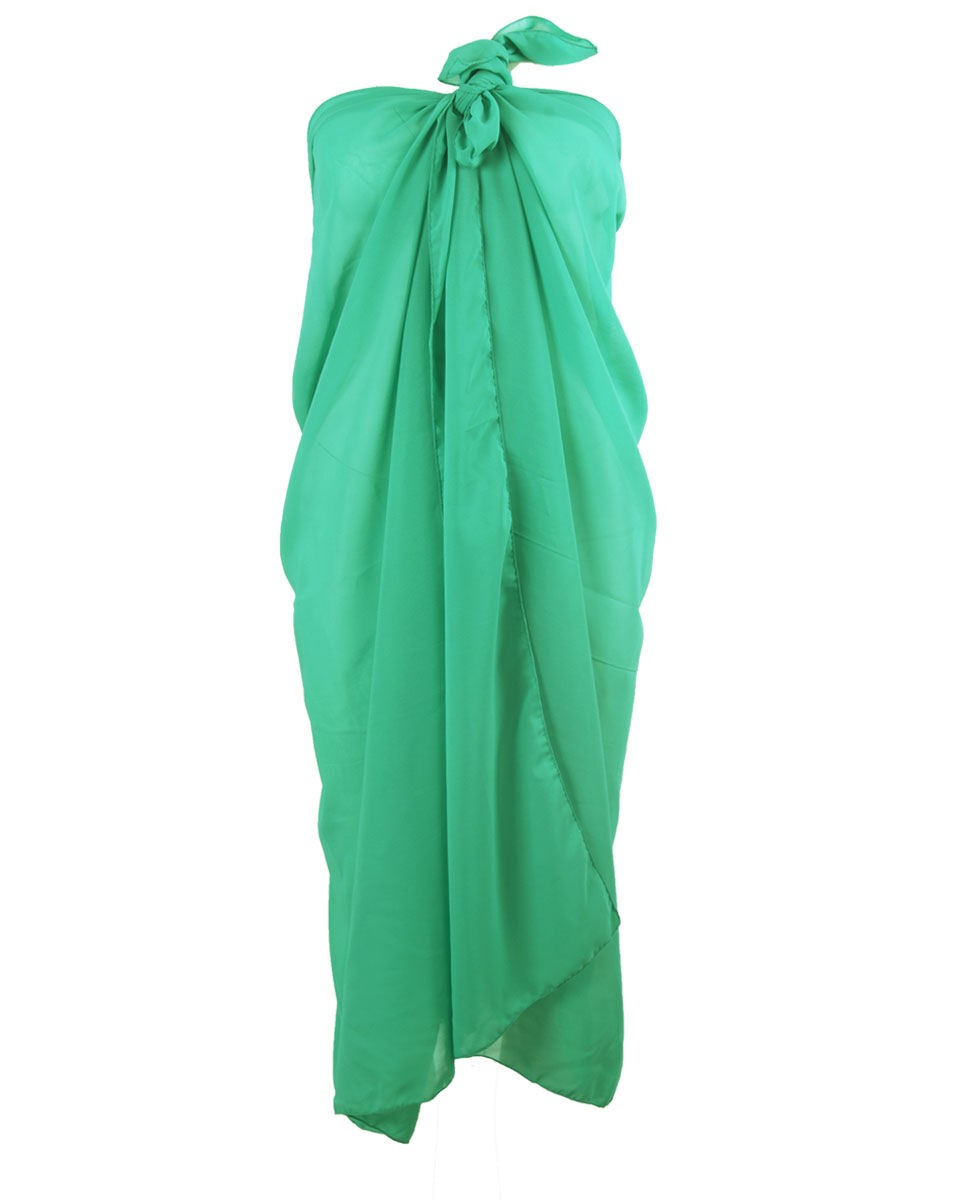 Zeegroene Crepe Voile Pareo huismerk kopen in de aanbieding Zeegroene Crepe Voile Pareo huismerk kopen in de aanbieding
