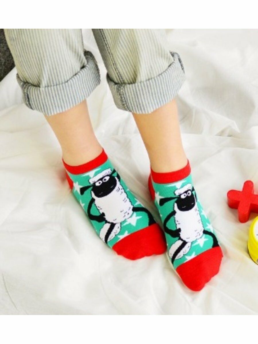 Lage Sokken Met Zwart Schaapje huismerk kopen in de aanbieding