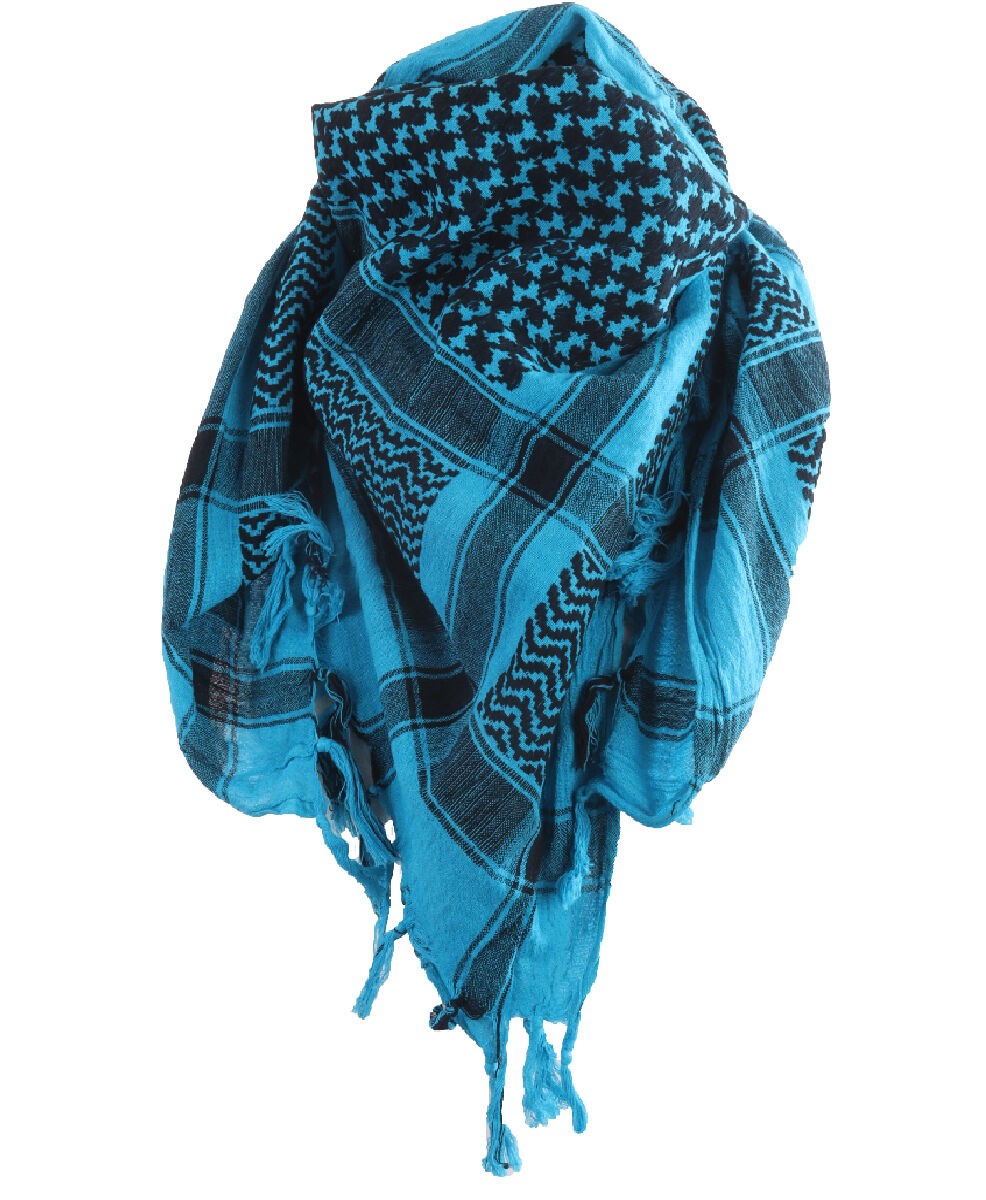 PLO sjaal / Arafat sjaal in turquoise-zwart